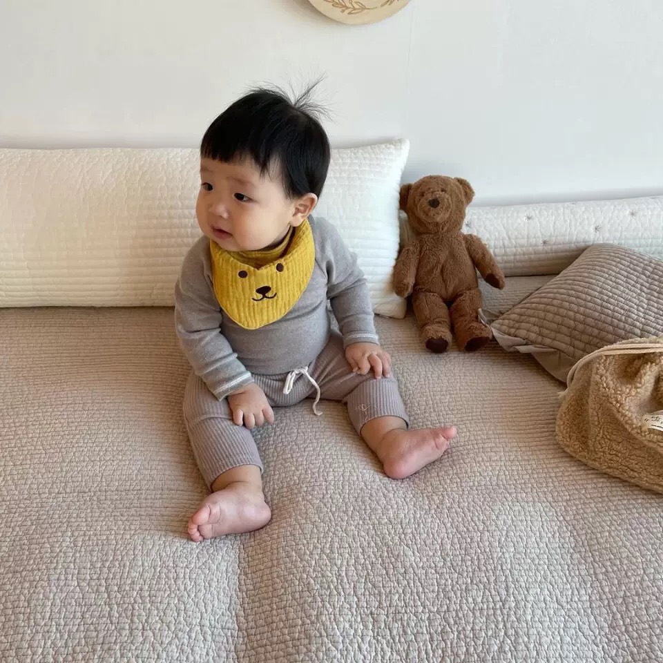 Yếm Xô Hình Gấu Hàn Quốc Cho Bé Baby Dreams