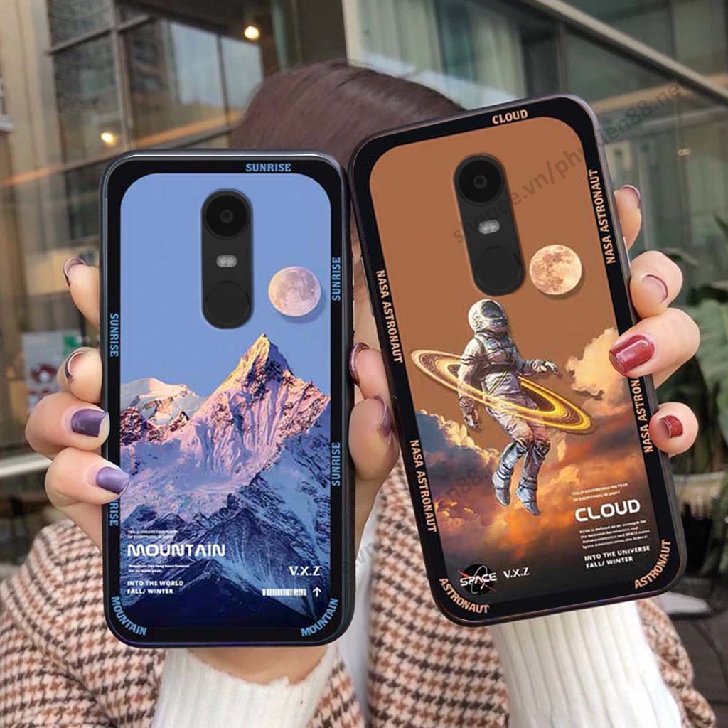 Ốp Xiaomi Redmi Note 4/ Note 4x / Redmi 5 Plus hình vũ trụ, mountain, cloud phong cách cá tính