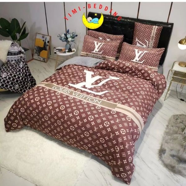 Bộ Chăn ga nỉ nhung họa tiết thương hiệu chính hãng, Chăn ga gối nỉ ấm áp và cách nhiệt - Timibedding