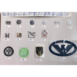 sticker hình ủi nổi logo huy hiệu