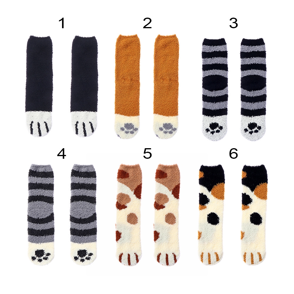 Tất nhung cotton mềm mại hoạ tiết giáng sinh
