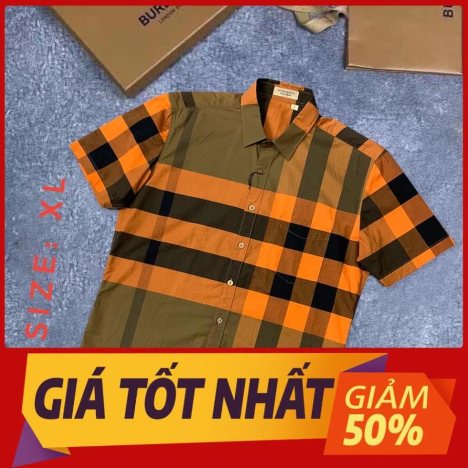 Áo sơ mi nam form rộng họa tiết kẻ ngắn tay kiểu dáng Hàn Quốc chất liệu cao cấp BBR-SMS2021 🔥 👑 *