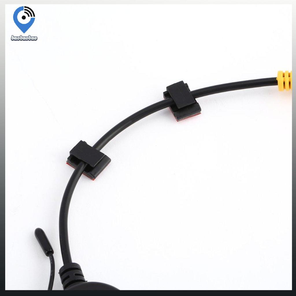 Set 100 kẹp dây cáp tự dính dành cho xe hơi  | BigBuy360 - bigbuy360.vn