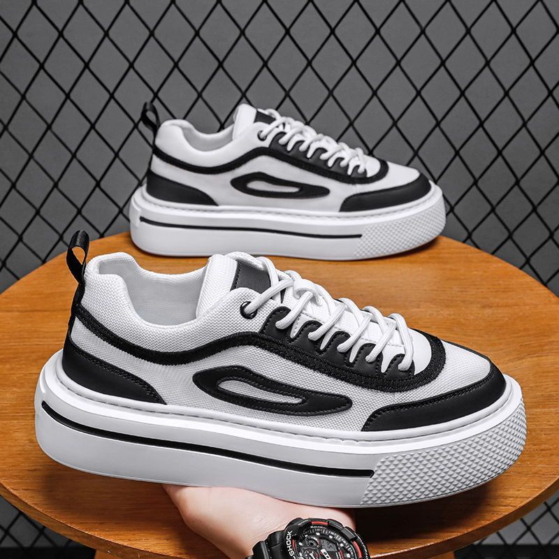 Giày Thể Thao Tăng Chiều Cao 3cm / 2022 Bằng Vải Canvas Siêu Nhẹ Thoáng Khí Thời Trang Mùa Hè Cho Nam