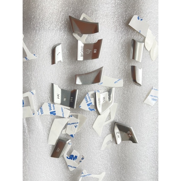 Ốp Phím Nút nhôm xe Mazda 3 2017-2019 phay  Phụ kiện trang trí dán 2016 2018