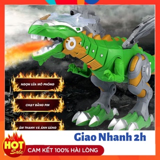 Khủng Long Phun Nước - Lửa Điện - Có Âm Thanh - Ánh Sáng Sống Động Cho Bé