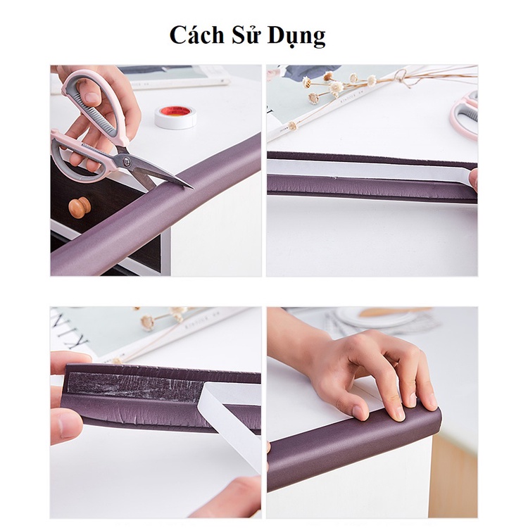 [Kèm Băng Dính] Dây Bọt Biển Bọc Cạnh Bàn Bảo Vệ Bé