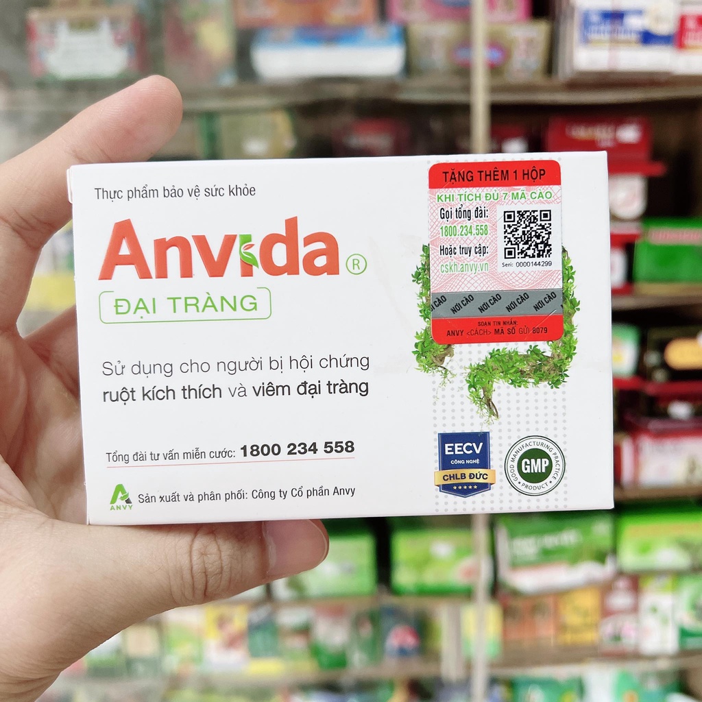 Anvida Đại Tràng Hộp 30 viên