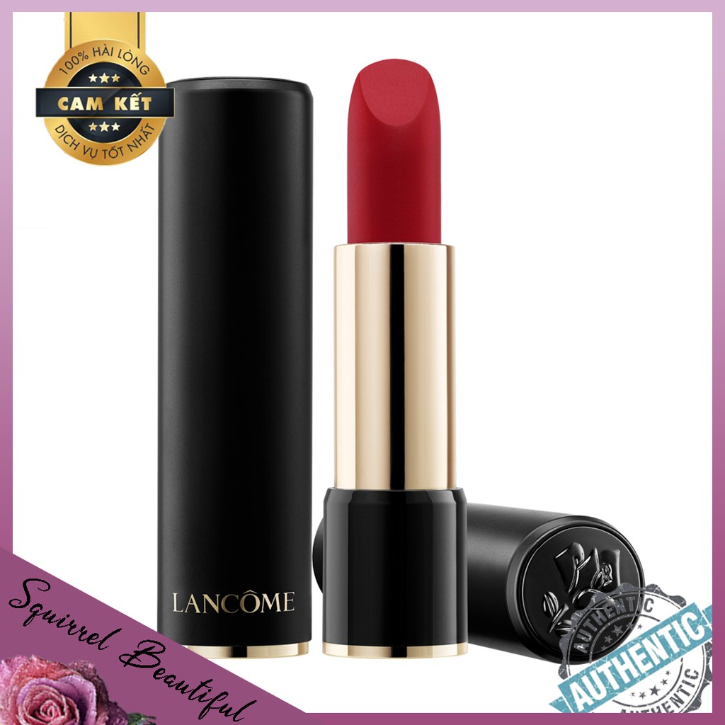 [HÀNG SIÊU SALE] Son Lì Lancôme Lâu Trôi 505 Adoration Màu Đỏ Cam