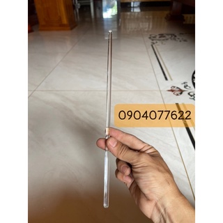Đũa thủy tinh dài 30cm phi 7mm - đũa khuấy thủy tinh dài 30cm - dụng cụ làm son và mỹ phẩm handmade