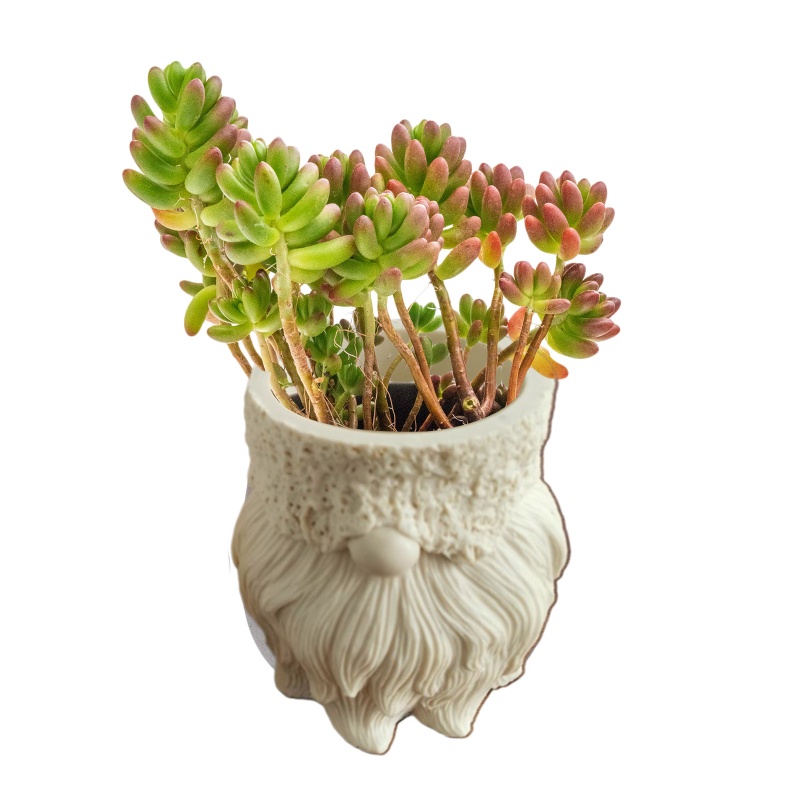 Khuôn Silicone Làm Ống Đựng Bút / Chậu Hoa Bằng Resin DIY