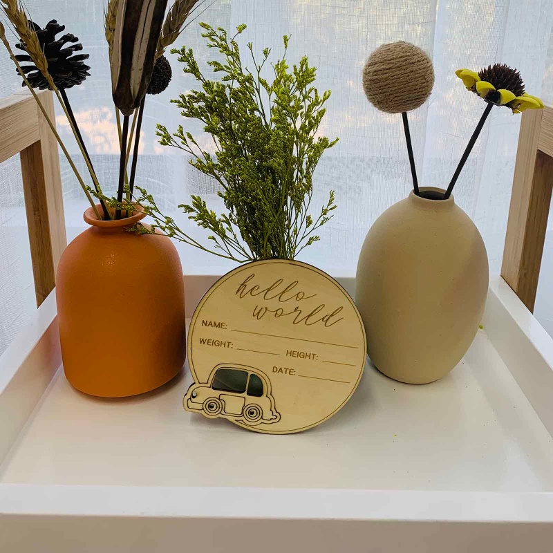 Bộ 14 Thẻ Ghi Chú Đánh Dấu Cột Mốc Phát Triển Theo Tháng Cho Bé