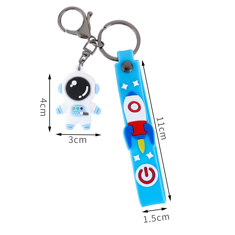 Móc khoá cute mô hình phi hành gia nhà du hành vũ trụ giá rẻ quà lưu niệm Gôn đồ chơi