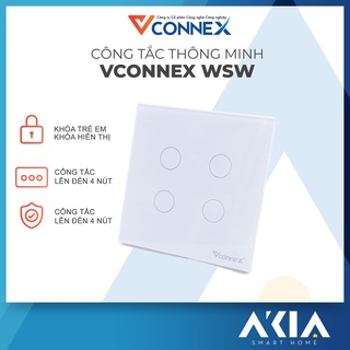 Mua Công tắc thông minh Vconnex  kết nối Wifi và Bluetooth  điều khiển từ xa  hẹn giờ bật tắt  bảo hành 2 năm 1 đổi 1
