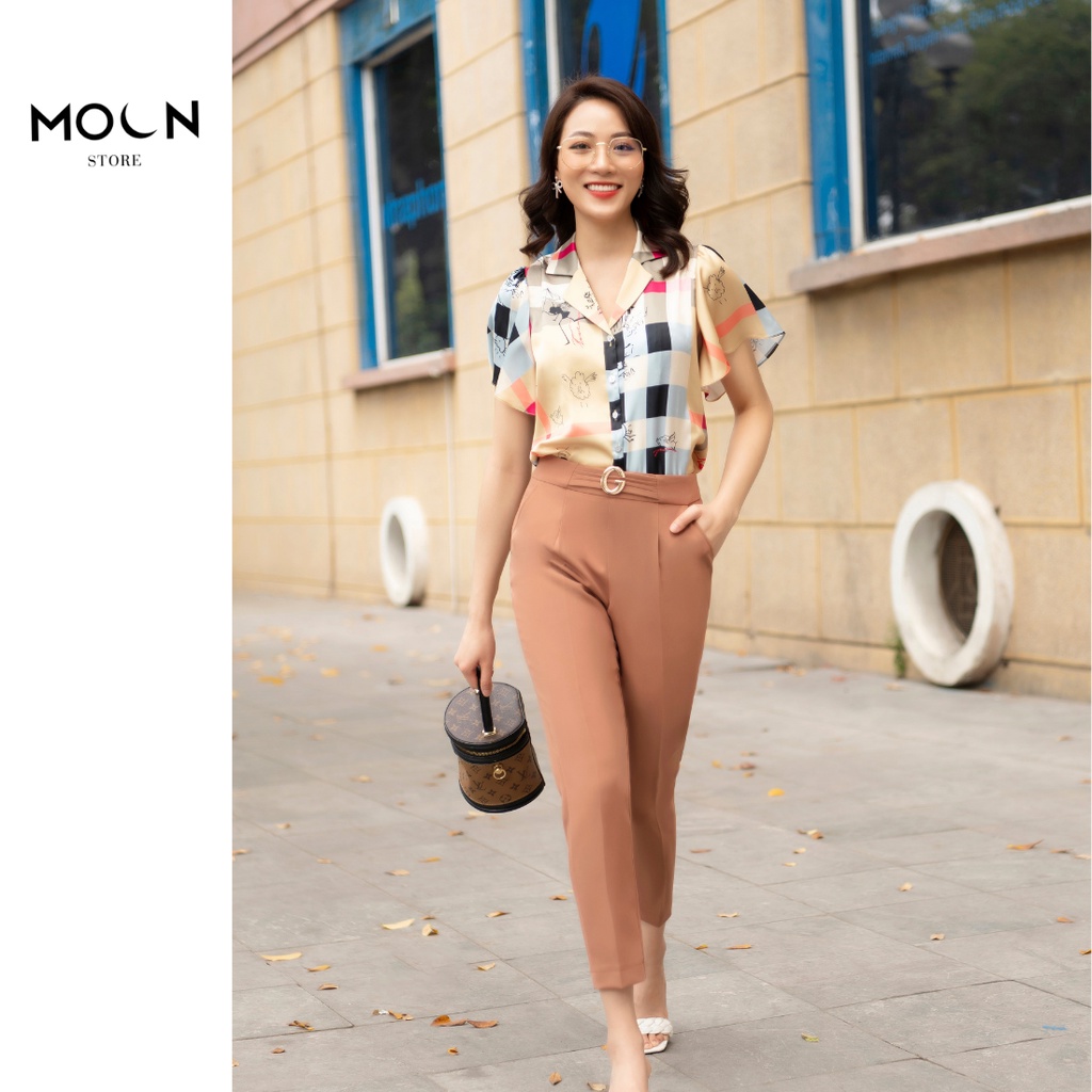 Áo Sơ Mi Nữ Lụa 4 Màu HA104 MOON STORE