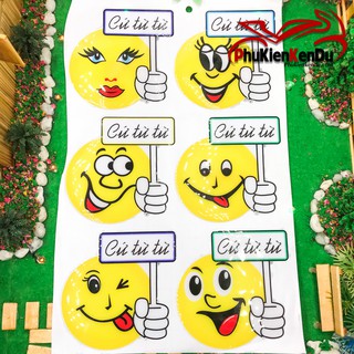 TEM NỔI ICON MẶT CƯỜI NGUYÊN TẤM [TẶNG KÈM 1 TEM STICK]