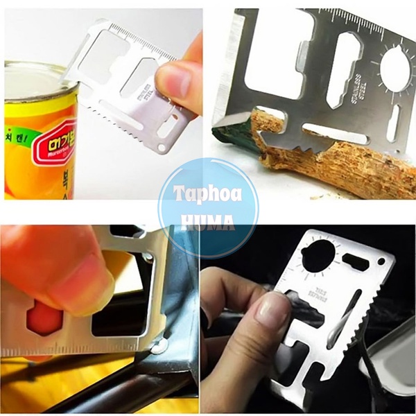 Miếng Thép Đa Năng 11 Công Dụng Tiện Dụng Có Bao Đựng