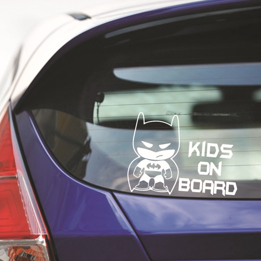 Decal dán phản quang hình bảng chữ " Baby on Board " cho xe hơi