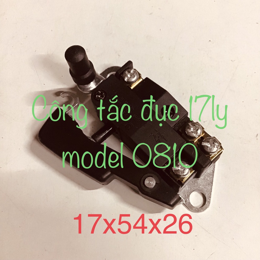 Công tắc máy đục bê tông 17mm- Cò nhấn máy đục 0810