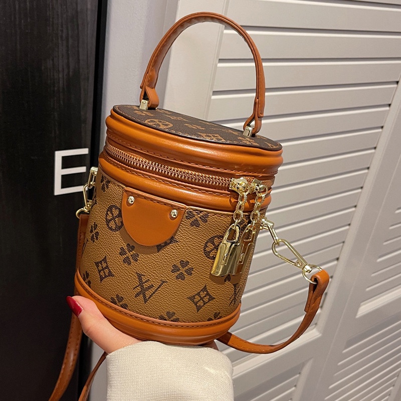 Túi xô đeo chéo IELGY thời trang in họa tiết cổ điển dành cho nữ