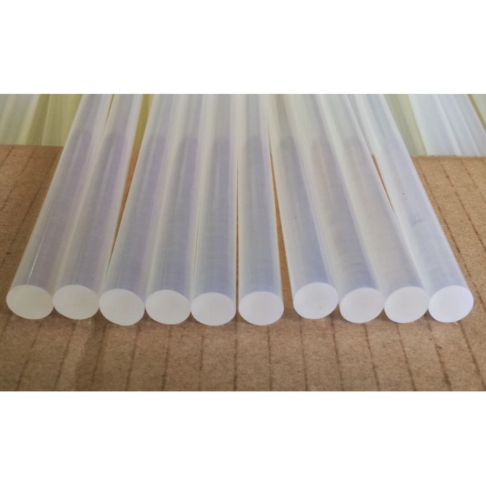 1 thanh keo nến silicon loại lớn, đường kính 1cm (10mm), dài khoảng 22-23cm