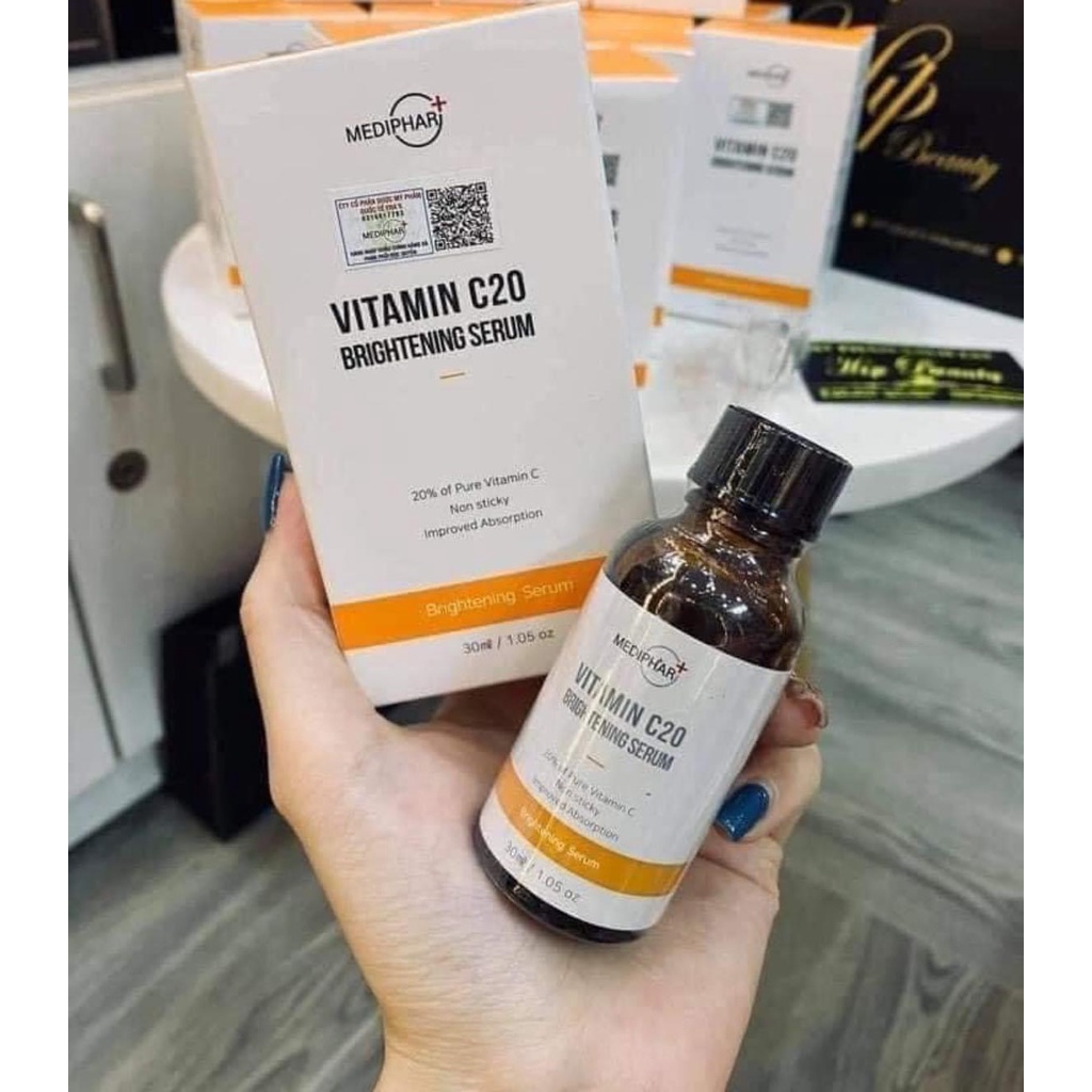 Serum B5/Vitamin C 20 Mediphar Dưỡng Ẩm Cấp Nước Phục Hồi Da 30ml Hàn Quốc