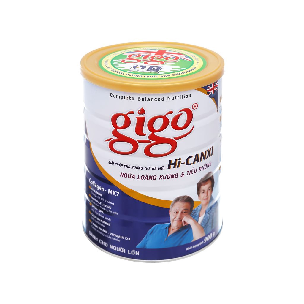 Sữa bột Gigo Hi - canxi lon 900g/lon