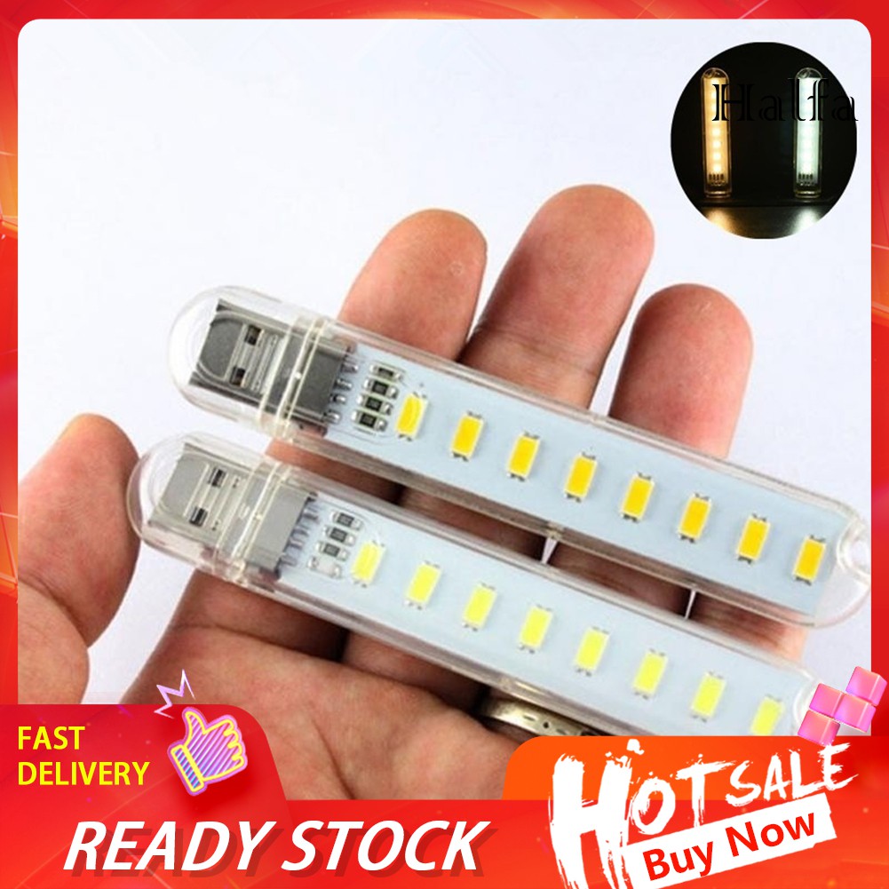 Đèn Led Usb Mini Hdj ~ 8-led