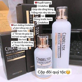 Set trắng da Cindel tox