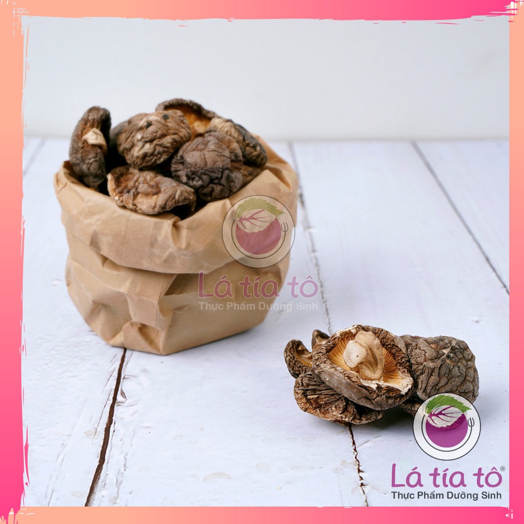 NẤM ĐÔNG CÔ LỚN 80GR - LÁ TÍA TÔ