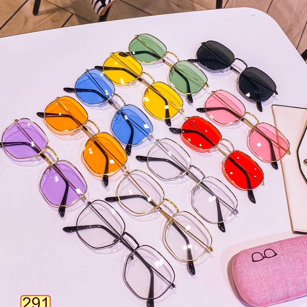 Mắt Kính Thời Trang Hot Trend 206 K291 Nhiều Màu Cực Đẹp - Hazo