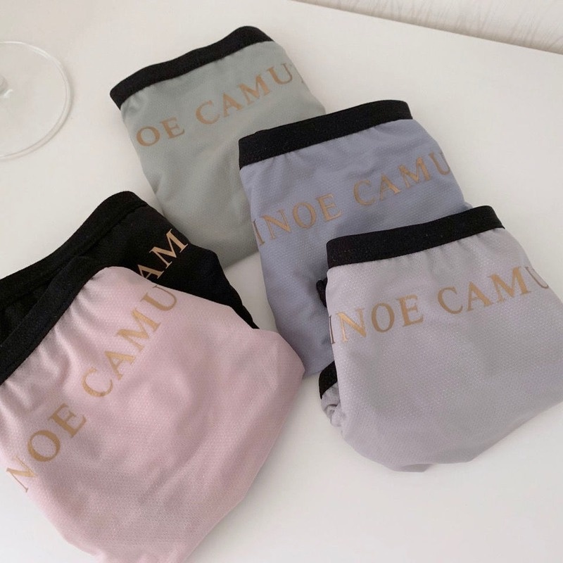 Quần Lót Lụa Lạnh Siêu Mỏng Thoáng Khí Kháng Khuẩn Không Đường May Lưng Vừa Quyến Rũ Cho Nữ