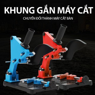 Khung máy cắt gắn máy mài cầm tay tiện lợi an toàn cứng cáp chuyên dụng cho ae chế đồ DIY chuyên nghiệp