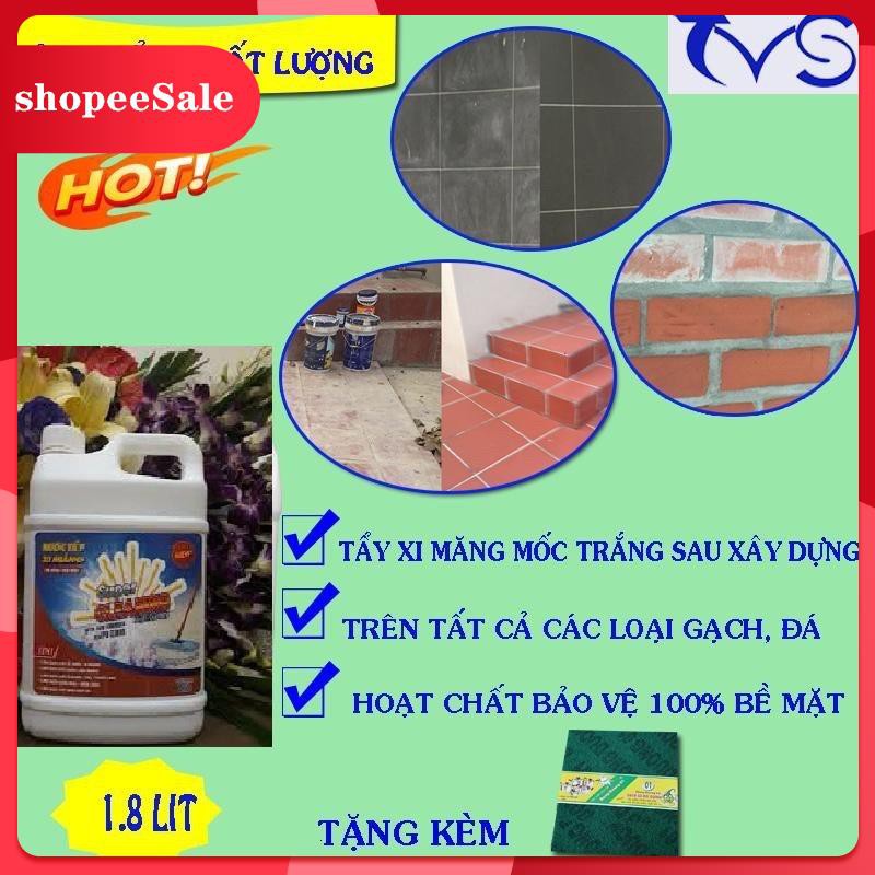 Dung Dịch Tẩy Xi Măng, Tẩy gạch siêu sạch