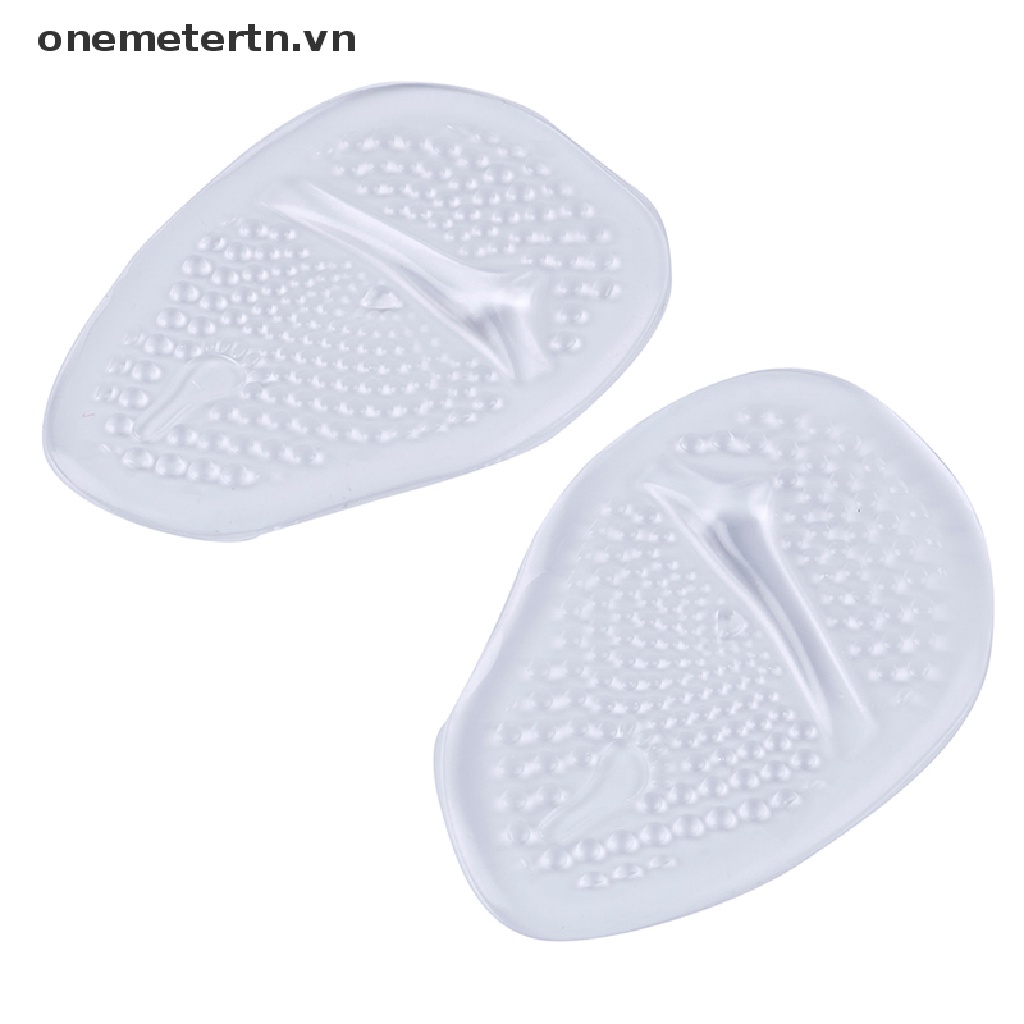 1 Cặp Đệm Silicone Trong Suốt Lót Chân Khi Đi Giày Cao Gót