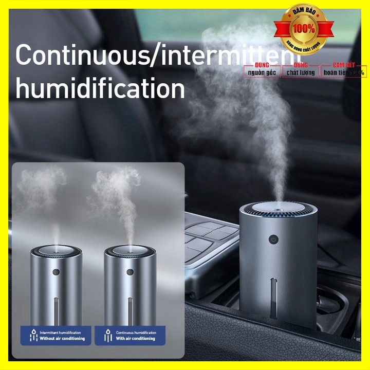 Máy phun sương tạo ẩm dùng cho ô tô nhãn hiệu Baseus CRJSQ01 Công suất 5W - Bảo hành 6 tháng