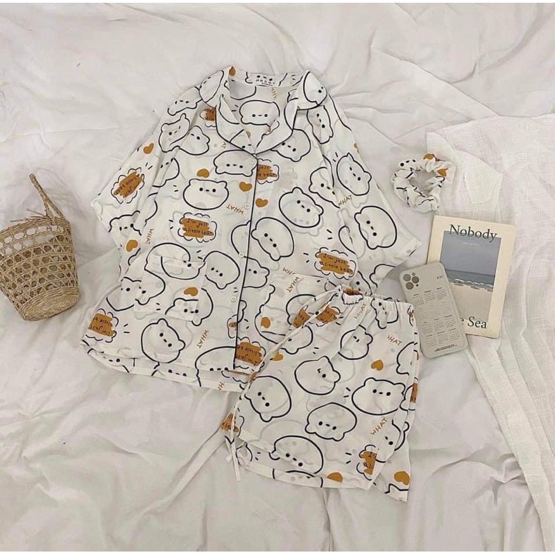 Set bộ Ngắn MangoSet Đồ form rộngSet bộ pijama mặc ở nhà cũng phải xinh