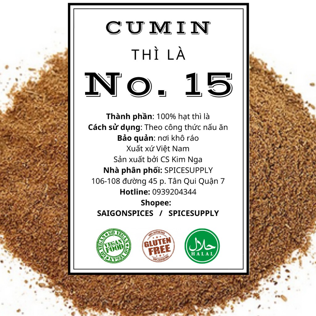 1kg ground Cumin - Bột Thì là Ấn Độ nguyên chất