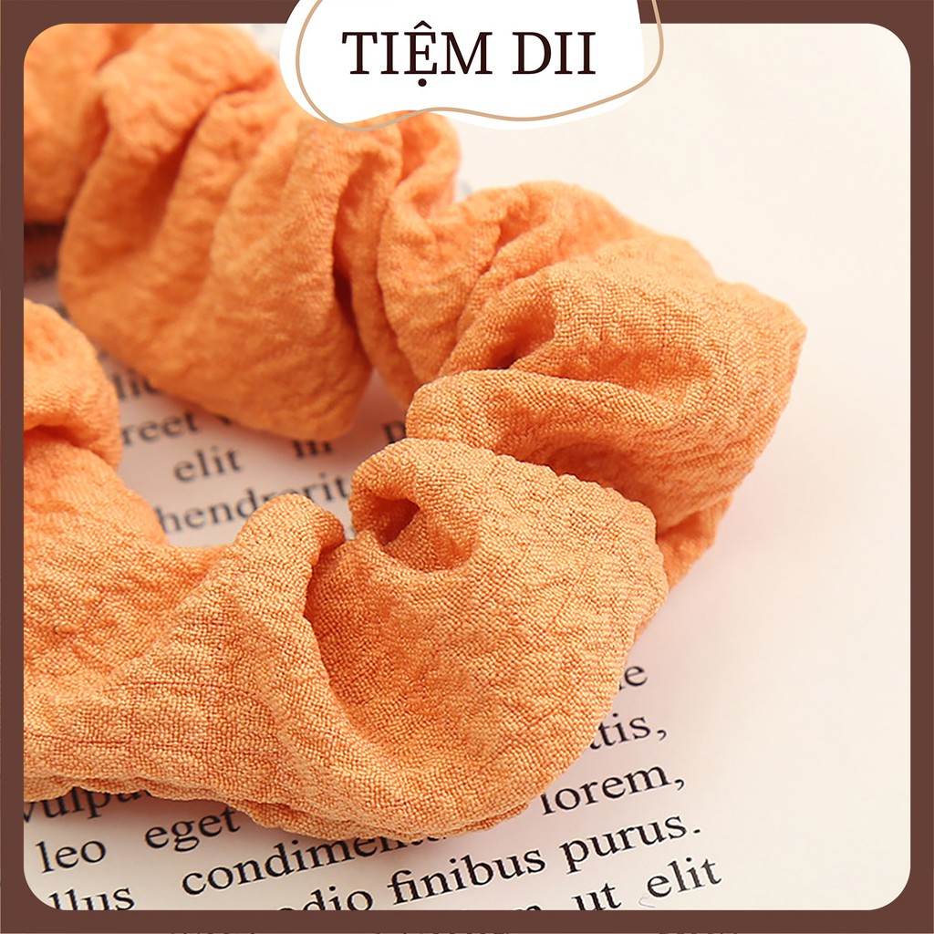 Dây Buộc Tóc Style Hàn Quốc Dây Buộc Tóc VinTage Cột Tóc scrunchies Cute Nhiều Màu