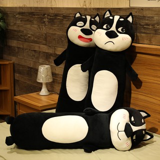 Gối Ngủ Để Đầu Giường Hình Chú Chó Husky Dễ Thương