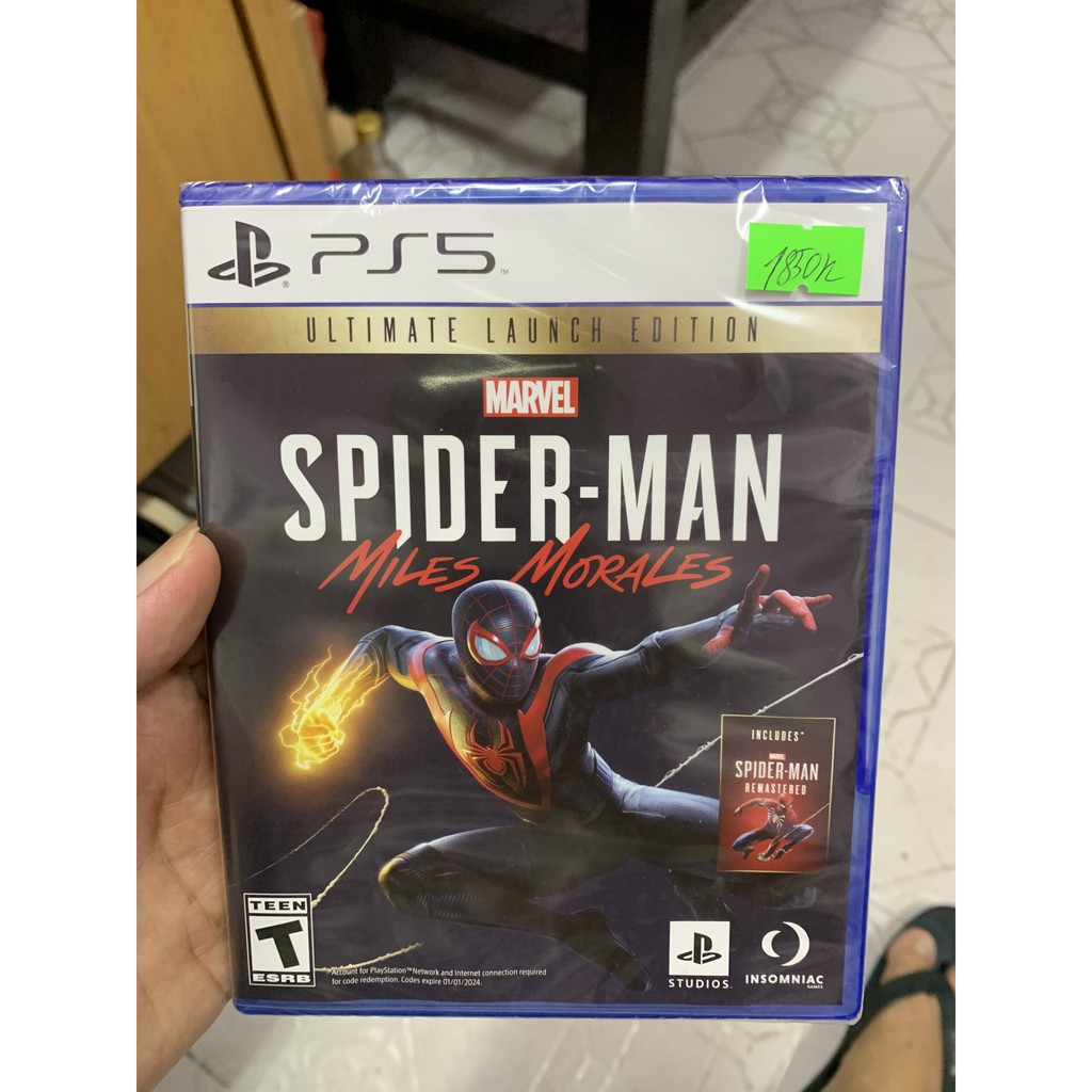 Đĩa Game PS5 SpiderMan Miles Morales Ultimate Launch Edition