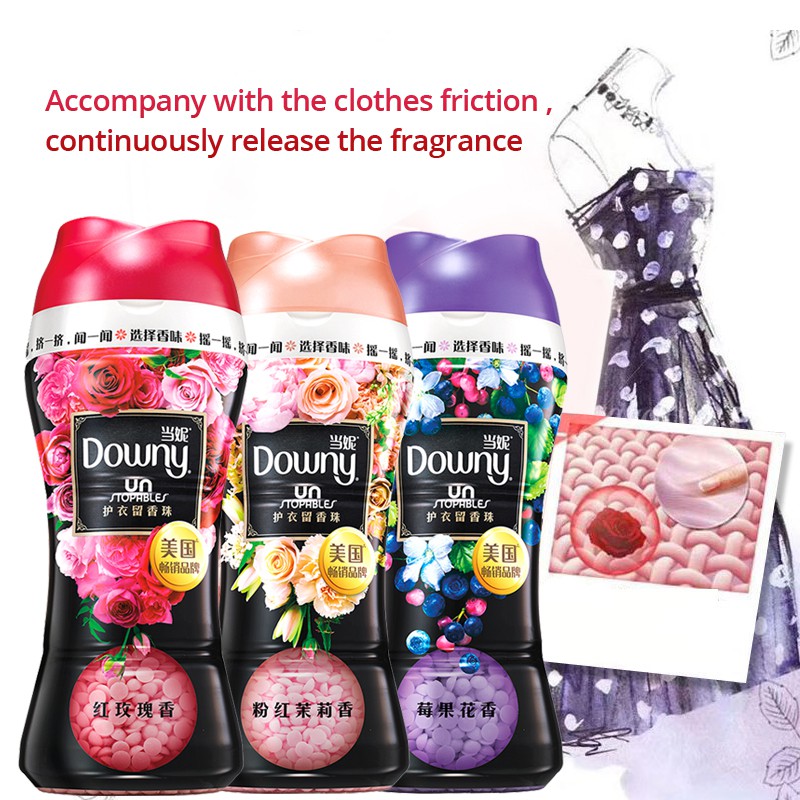 Downy Hạt Thơm Hạt Thơm Giặt Quần Áo Làm Mềm Vải / Hạt Thơm Lâu Trôi