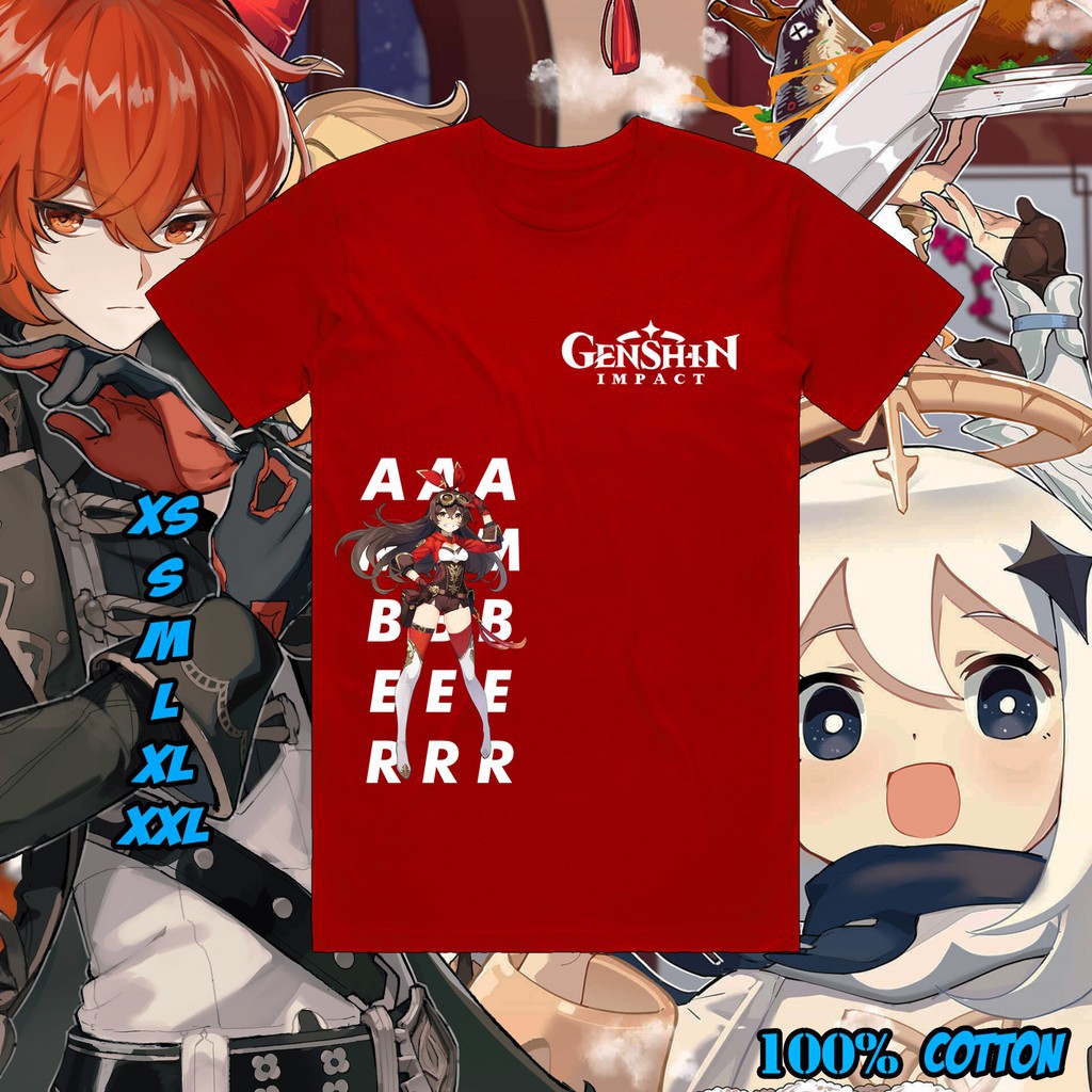(SALE 50%)Áo thun in Genshin Impact Amber Gaming - bán chạy nhất