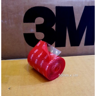 1 Mét Băng keo 2 mặt trong suốt cường lực bản to rộng 5cm