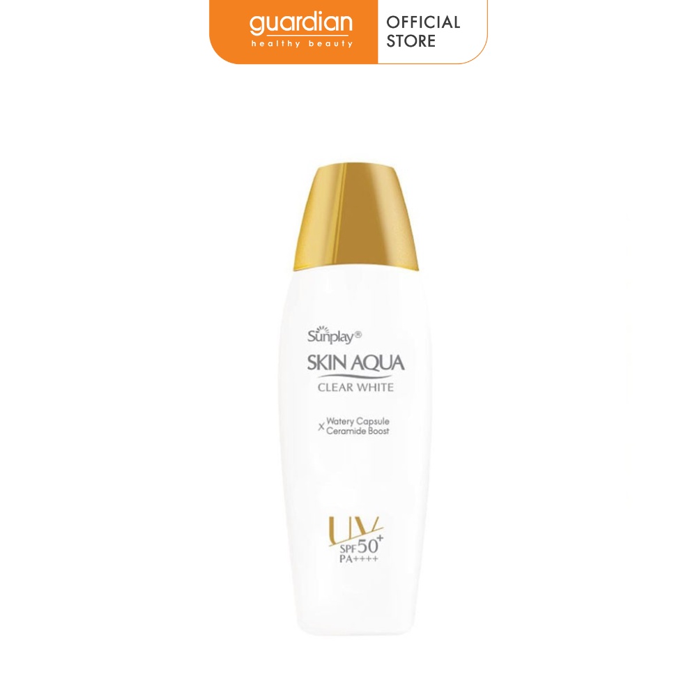 Sữa chống nắng dưỡng da trắng mịn Sunplay Skin Aqua Clear White SPF 50/PA++++ 55g