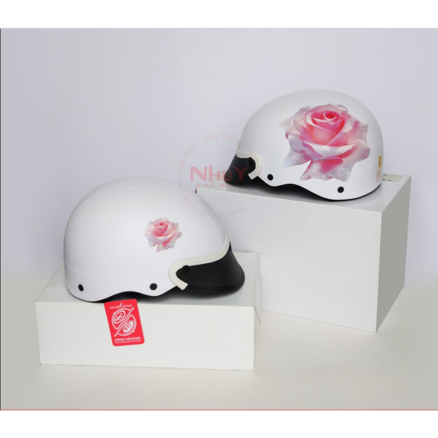 FOX HELMET 3D -  Hàng Cao Cấp - Nón bảo hiểm người thân - Mũ bảo hiểm gia đình - Chính Hãng (Tiêu chuẩn ISO)