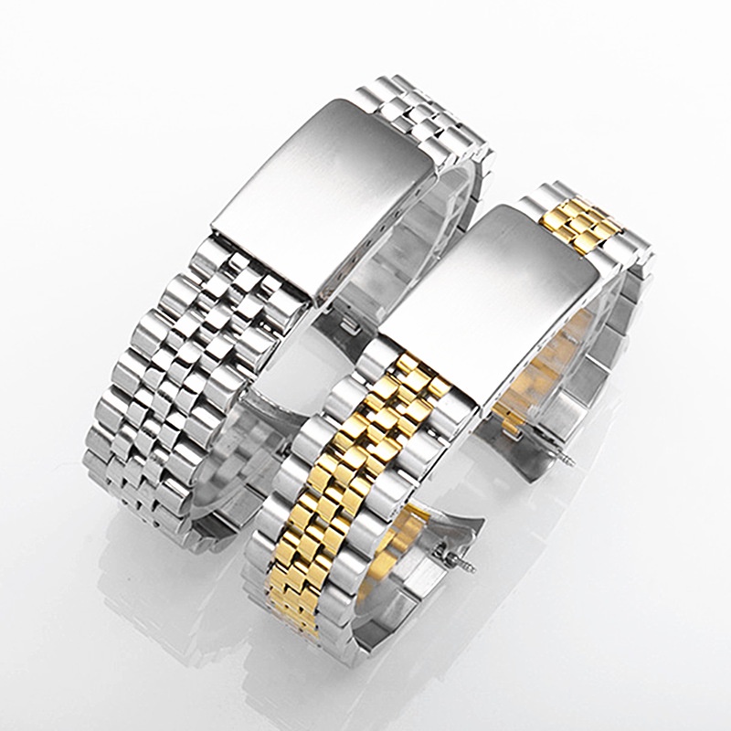 Dây Đeo Bằng Thép Không Gỉ 13mm 17mm 18mm 19mm 20mm 20mm 21mm 22mm Cho Đồng Hồ Rolex