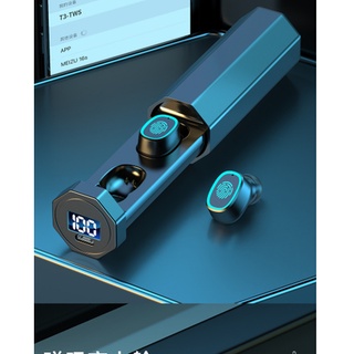 Tai Nghe Bluetooth 5.0, Tai nghe C1 Bluetooth 5.0 TWS Touch Polygonal Digital Display.