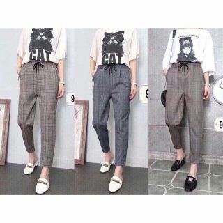 Quần baggy đen co giãn