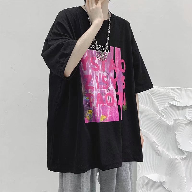 Áo Thun Tay Ngắn Thời Trang Phong Cách Hàn Năng Động Cho Nam size M-8XL